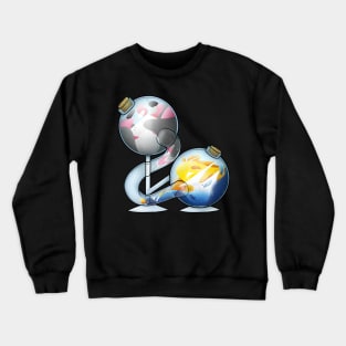 Demigirl And Aroace Pride Potion Crewneck Sweatshirt